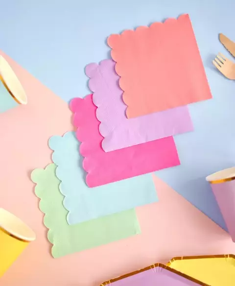 SERVILLETAS ONDAS X20