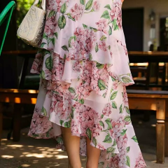 VESTIDO CHIFFON FLORAL na internet