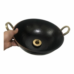 Cuba de cobre 30cm Industrial Rústica - Decobremetais