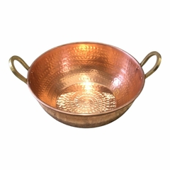 Tacho De Cobre 5 Litros P/ Doces + Mini Tacho Brinde