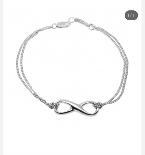 PULSERA INFINITO DOBLE - comprar online