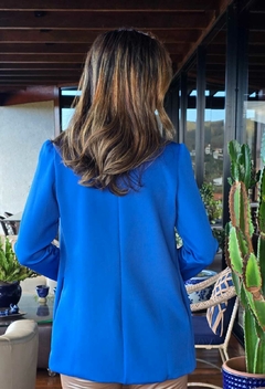 CS-0336-Jaqueta azul bic tecido tipo neoprene na internet