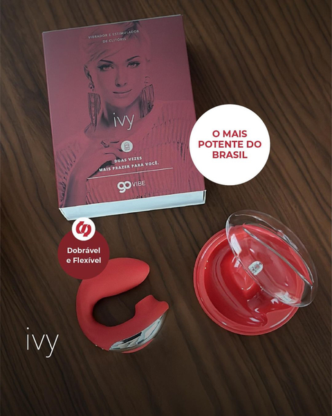 Vibrador e Estimulador de Clitóris Recarregável Go Vibe Ivy