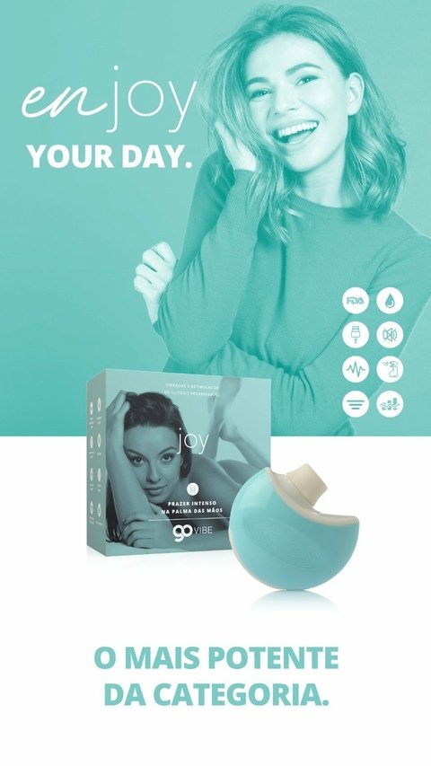 Sugador de Clitóris Go Vibe Joy + Brinde
