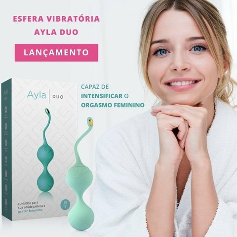 Esfera Vibratória Recarregável Ayla Duo