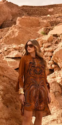 Vestido Chamise Agafay Sunset na internet