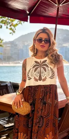 Vestido Camisa Agafay Sunset na internet