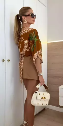 Cropped Morcego Coqueiro - Lass Boutique