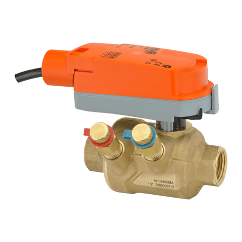 Z2050QPT-F+CQB24-SR-L | BELIMO | Válvula de controle e balanceamento independente de pressão Proporciona de 1/2" até GPM 4,3 - 24Vac