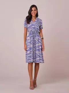 Vestido Tata Martello 5977 Aline estampado na internet