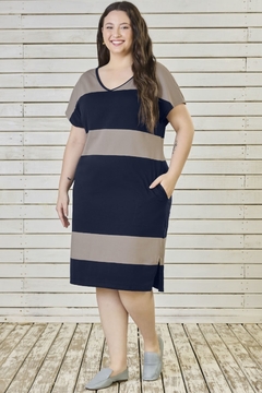 VESTIDO Juanna 29768 MM LISTRADO - comprar online