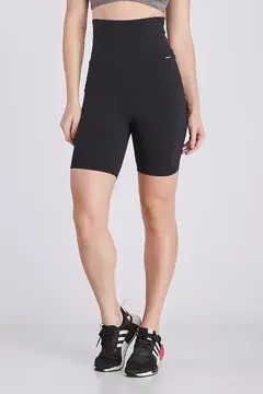 Short Preto De Academia Cos Alto Cinta Modeladora Supplex Alta Compressao Epulari na internet
