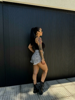 Imagen de Short Gala Negro Desflecado