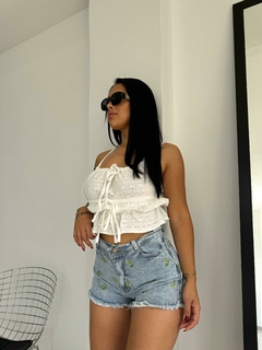 Short Flower - Nissie Denim