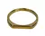 Anel Quadrado Aço Inox Dourado 316L AC104108002 - comprar online