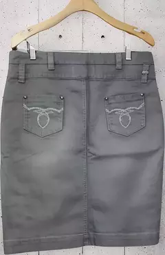 Saia Jeans Cinza - Saiaria 1266 - loja online