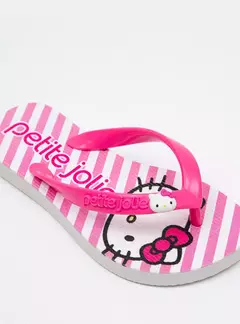 Chinelo Infantil Hello Kitty Sweet Pink/Branco PJ7206INHK na internet