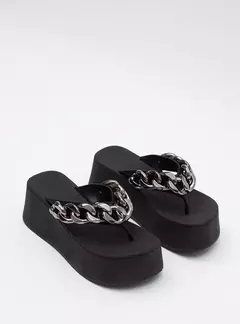 Chinelo Petite Jolie Plus Preto PJ7350 - June Online