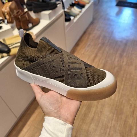 TENIS PETITE JOLIE OLIVA/SOLA BRANCA/TOFFE PJ6684