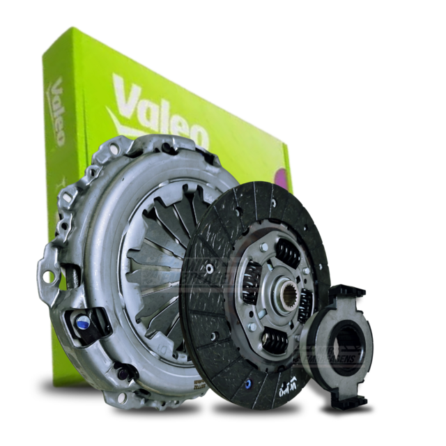 Kit Embreagem Valeo Peugeot 206 1.6 16v 2001 até 2009 Platô/Disco/Rolamento