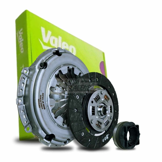 Kit Embreagem Valeo Gol G5 G6 1.0 1.6 8v (EA111 VHT) 2008 até 2018 Platô/Disco/Rolamento