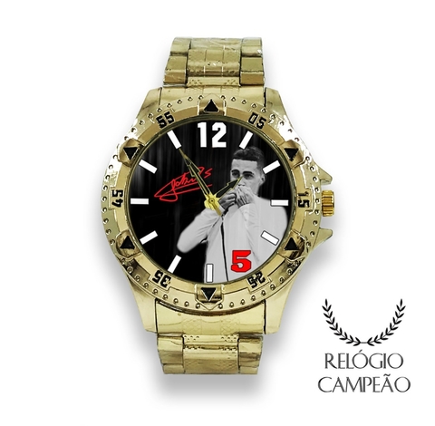 Relógio personalizado Gabriel do Corinthians beijando a camiseta do clube - comprar online