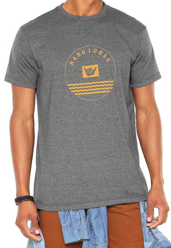 Camiseta Hang Loose Outline Cinza