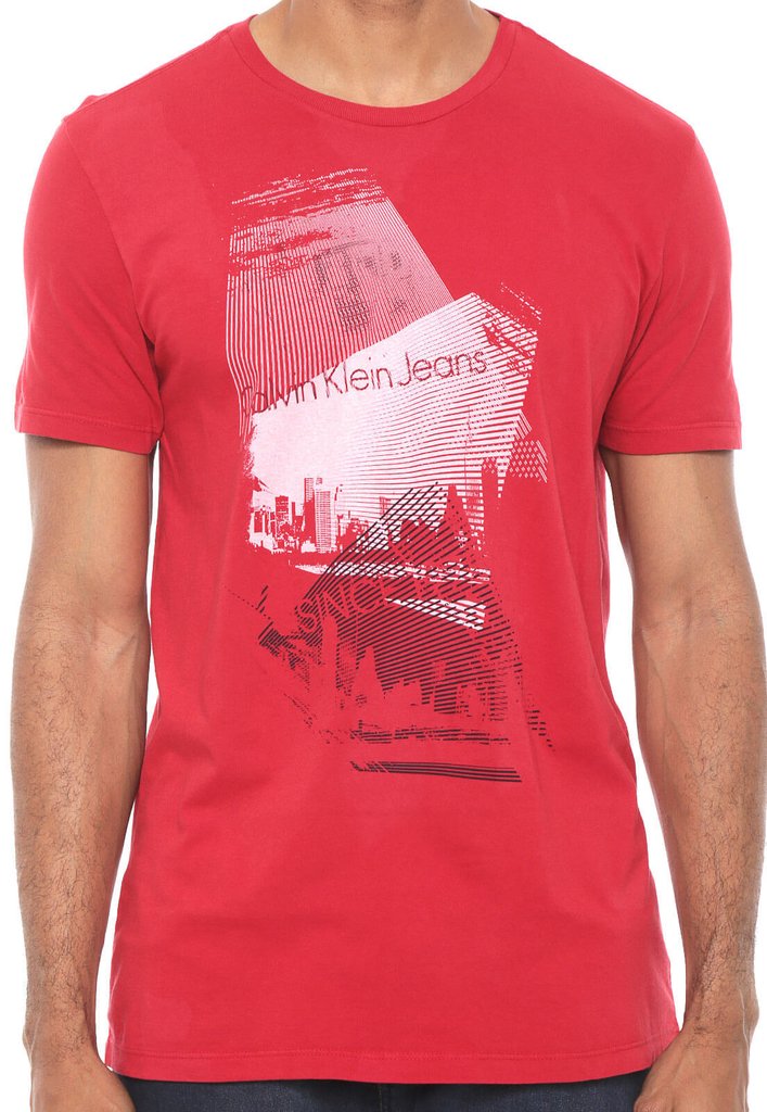 Camiseta Calvin Klein Jeans City Stripes