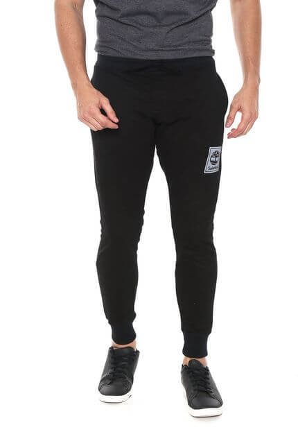 Calça Moletom GAP Jogger Logo Bordado Cinza