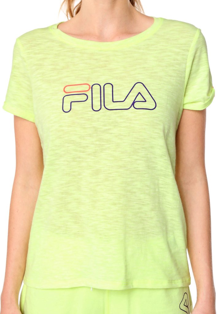 Camiseta Fila Trendy Neon Amarela