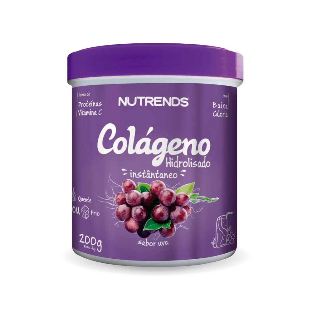 Colágeno hidrolisado sabor uva - 200g