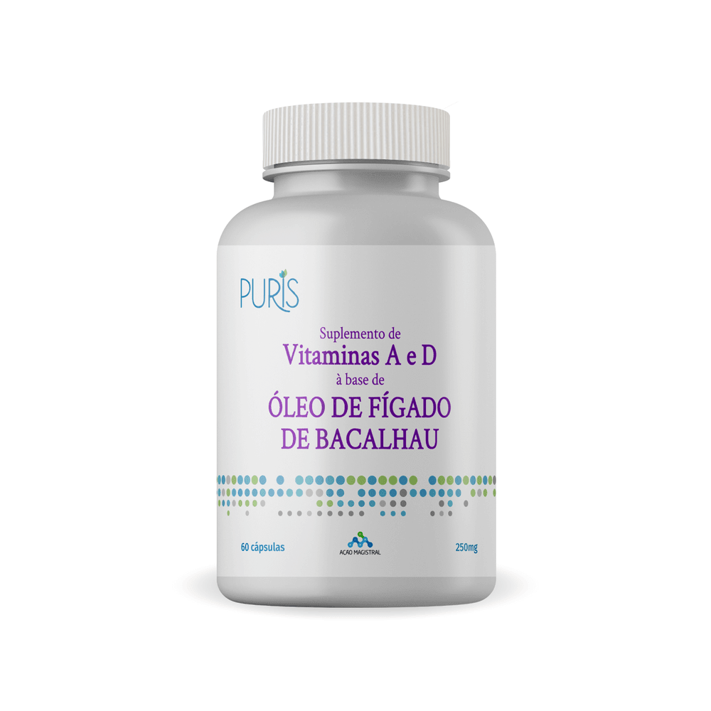 Oleo de Figado de Bacalhau - 250mg - 60 Cápsulas