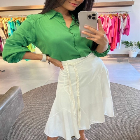 Saia de Linho Off White