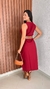 Vestido Longo Marrante Com Fenda Nas Laterais Bolso Misco Crisconf - Crisconf-Vestuários e Acessórios