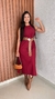 Vestido Longo Marrante Com Fenda Nas Laterais Bolso Misco Crisconf na internet