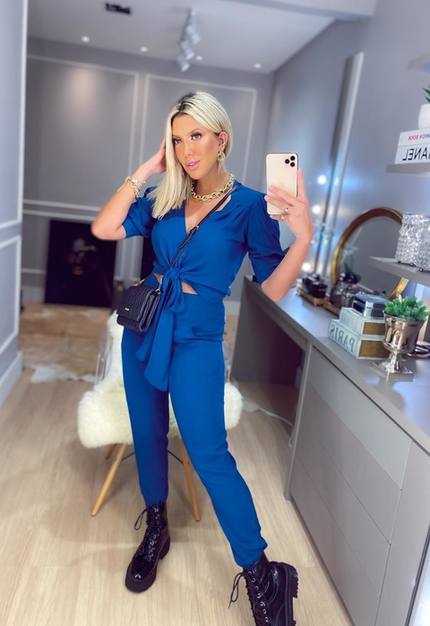 conjunto laço botoes