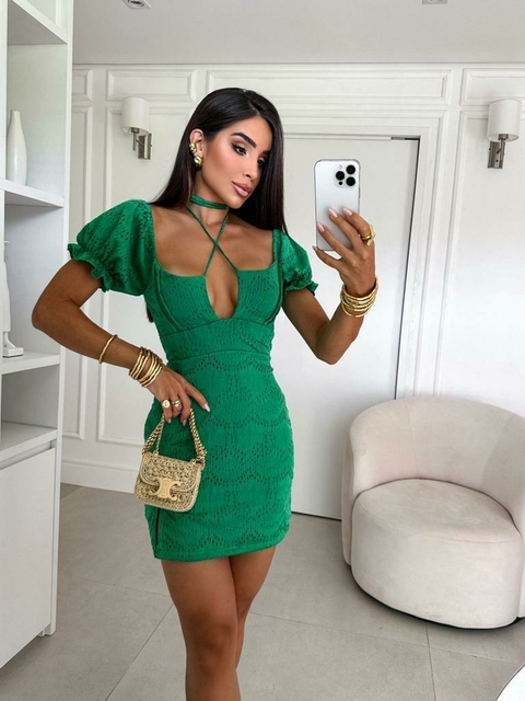 Vestido jasmine malha laise
