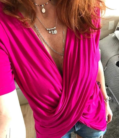 Blusa transpassada