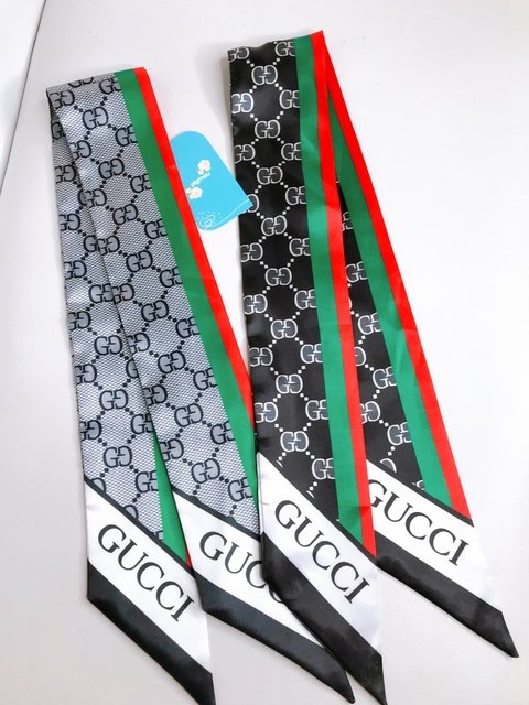 Lenço fino GG estampado