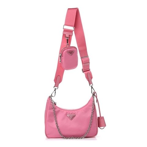 Bolsa Re-Edition 2005 Nylon Rosa Premium