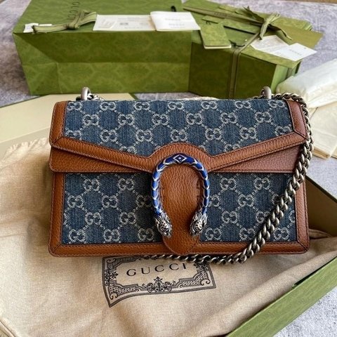 Bolsa GG DIONYSUS GG DENIM AZUL
