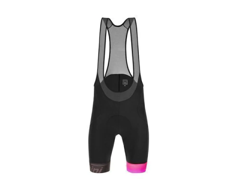Santini Bibshort Black Star 23 Red/Purple Hombre