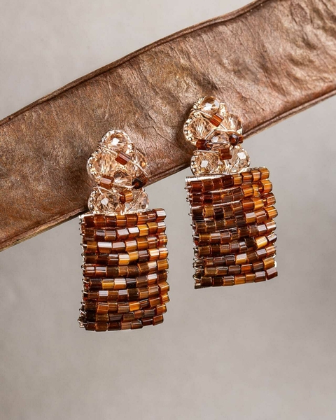 BRINCOS BORDADOS FABIOLA