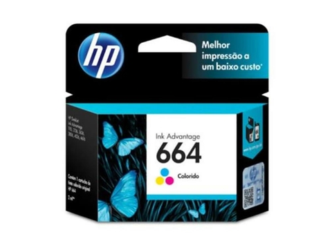 CARTUCHO HP 664 TRICOLOR F6V28AB