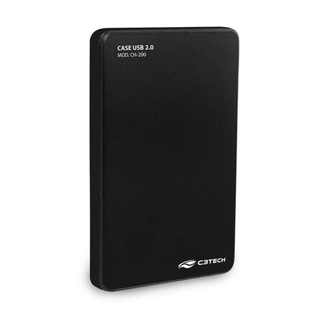 CASE P/HD EXT 2,5 USB 2.0 CH-200 BK C3T
