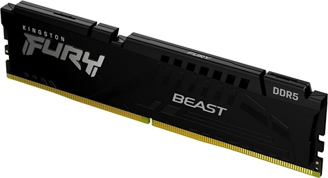 MEMORIA DD5 16GB PARA DESKTOP 16GB DDR5 5200MHZ FURY BEAST RGB KF552C40BBA-16 - KINGSTON