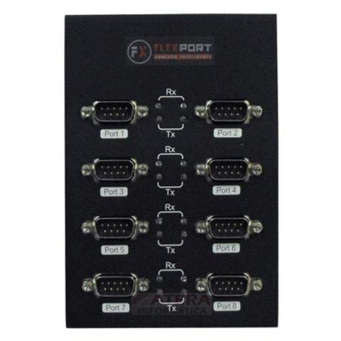 CONVERSOR USB PARA 8 PORTAS SERIAIS RS232 FLEXPORT F5181E