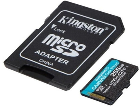 CARTÃO DE MEMORIA MICRO SD XC 4K 256GB SDCG3/256GB - KINGSTON