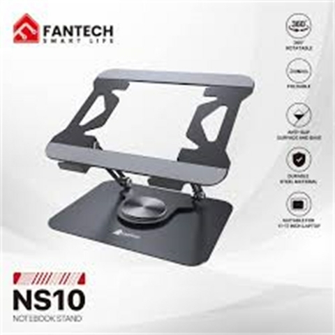 SUPORTE PARA NOTEBOOK AJUSTAVEL FANTECH 360° NS10 PRETO
