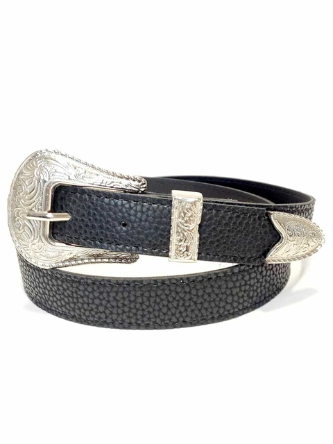 HEBILLA REINA ROJA. CUERINA PASE 25 MM. NEGRO